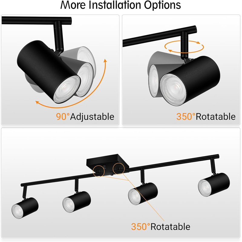 4-Light Track Lighting Kit