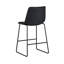 Upholstered Stool with Metal Frame-1112126744