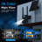 Hawkray Solar security camera - 10X Zoom 360° Dual Lens,5G/2.4G WIFI,2K Resolution,Two-Way Audio,Color Night Vision,IP66 waterproof