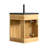 Victor 30" Wall-Mounted Bathroom Vanity with Integrated Sink & Door