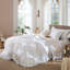 Ensemble de housse de couette à volants 100% coton délavé MooMee-126368953-135654581