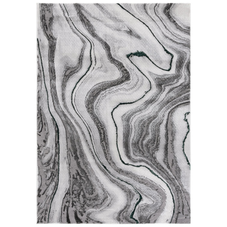 Tapis abstrait Fluery Performance