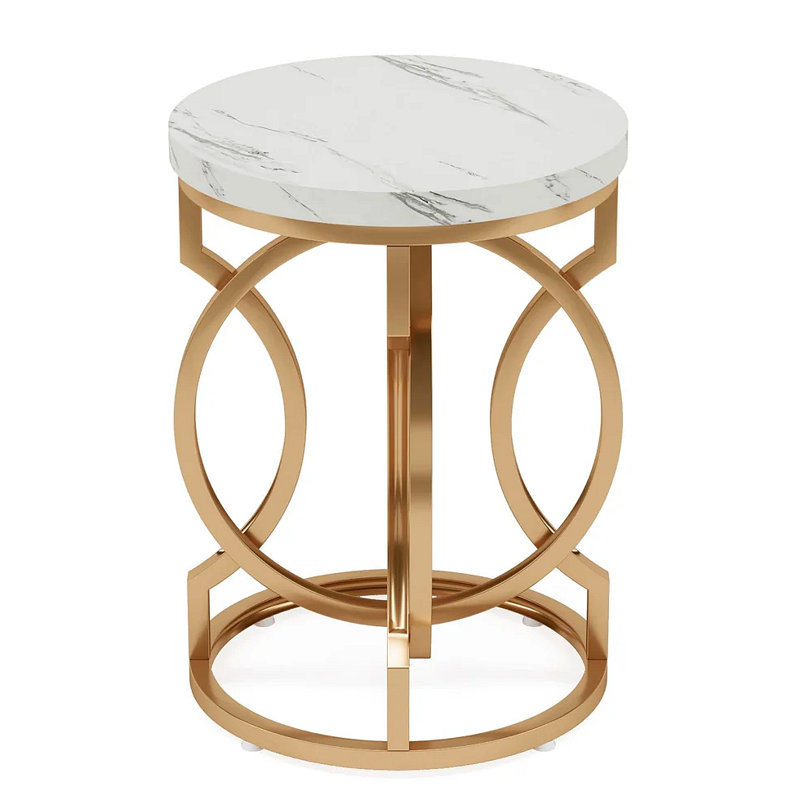 Small Couch Table,Round Bedside Table,End Table