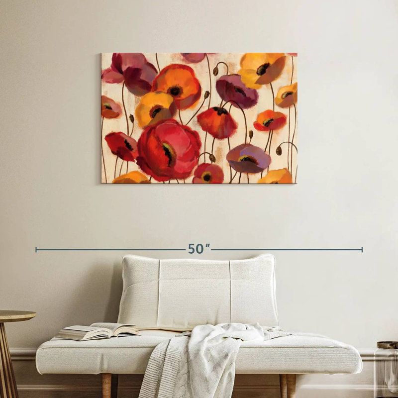 Harnek Sunrise Anemones, 24" H x 36" W