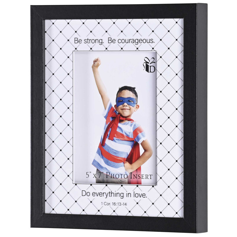 Black Picture Frame with Mat