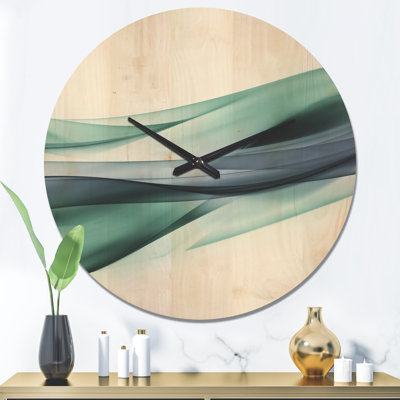 Horloge murale Fractal Lines