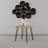 Kallye Square Wood Top Coffee Table Natural Brown