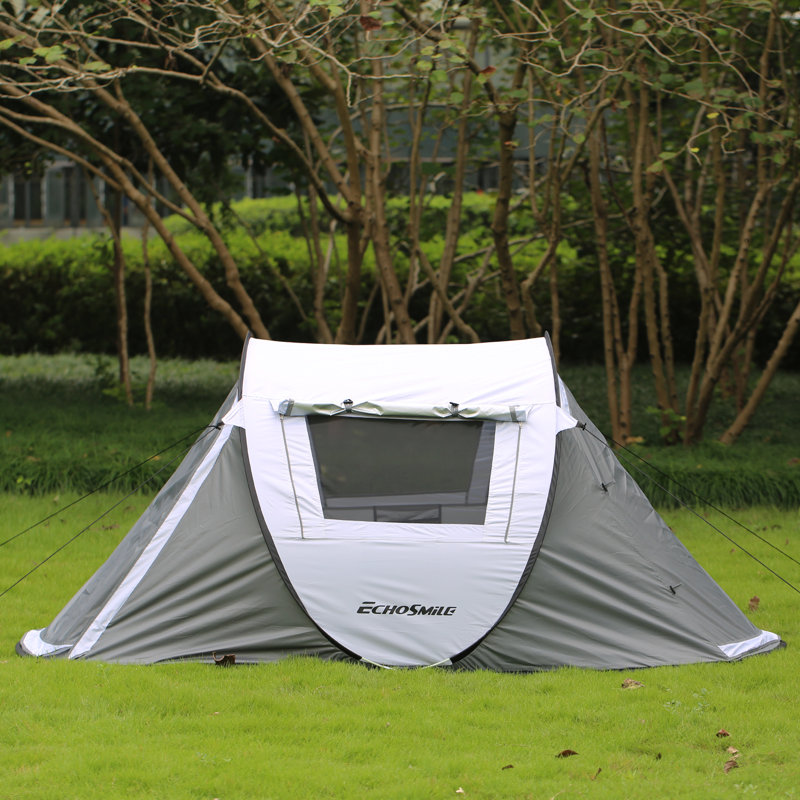 Gray and White 2-Person Four Season Dome Camping Tent