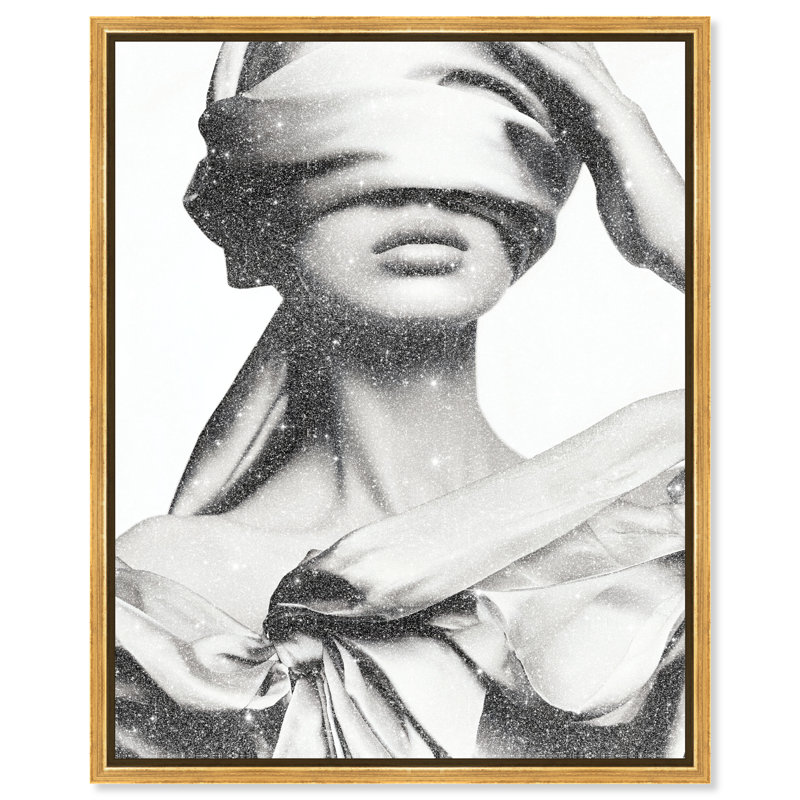 Blinded Grace II Print by Oliver Gal, 17"H x 21"W, Gold Floater Frame