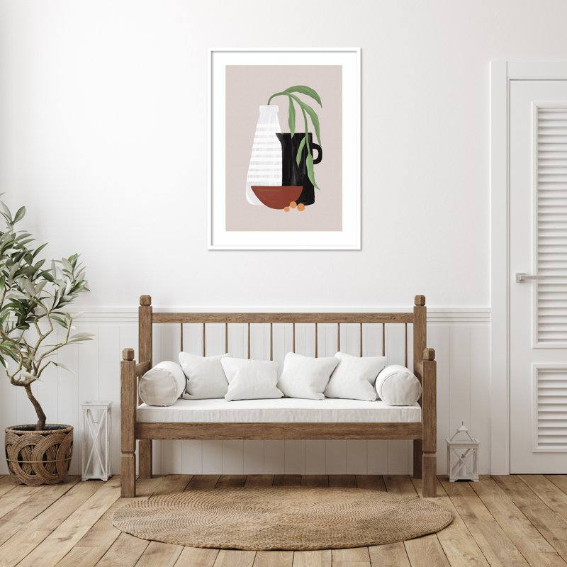 Boho Objets II par Orara Studio, Blanc, H 41 po x l 31 po x P 1 po
