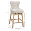Tabourets de bar en tissu