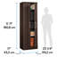 Armoire de rangement à 4 tablettes Carnesha-1109914370