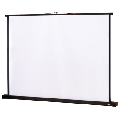 White 127cm Manual Projection Screen