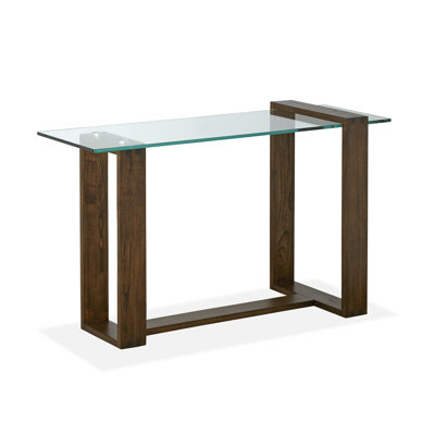 Khan 48'' Glass Top Console Table