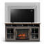 Meuble télé avec foyer de 74 po Avalon pour téléviseur de 85 po ou moins, assemblage minimal requis