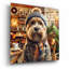 «Hipster Dog 1» par Rey Klimt, art mural en verre acrylique-387776429