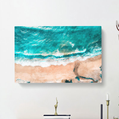 Monterey Beach In California - Wrapped Canvas