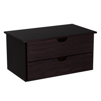Armoire interne 100% bois 2 tiroirs seulement pour système d'organisation de garde-robe 4 portes Cosmo