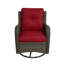 Metal and Wicker Outdoor Rocker Chair with Cushions-1484126661-1484126663