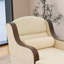Chaise longue d'intérieur en chenille-496345003