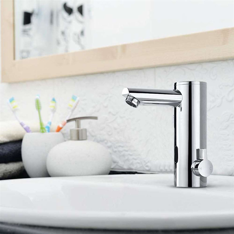 Touchless Automatic Bathroom Motion Sensor Faucet with Soap Dispenser