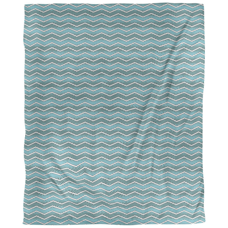 Tissu ondulé, Bleu sarcelle, L 54 po x l 36 po, Lin huître palazzo