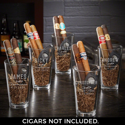 Ensemble de verres à cigare et à bière 16 oz - Groommen