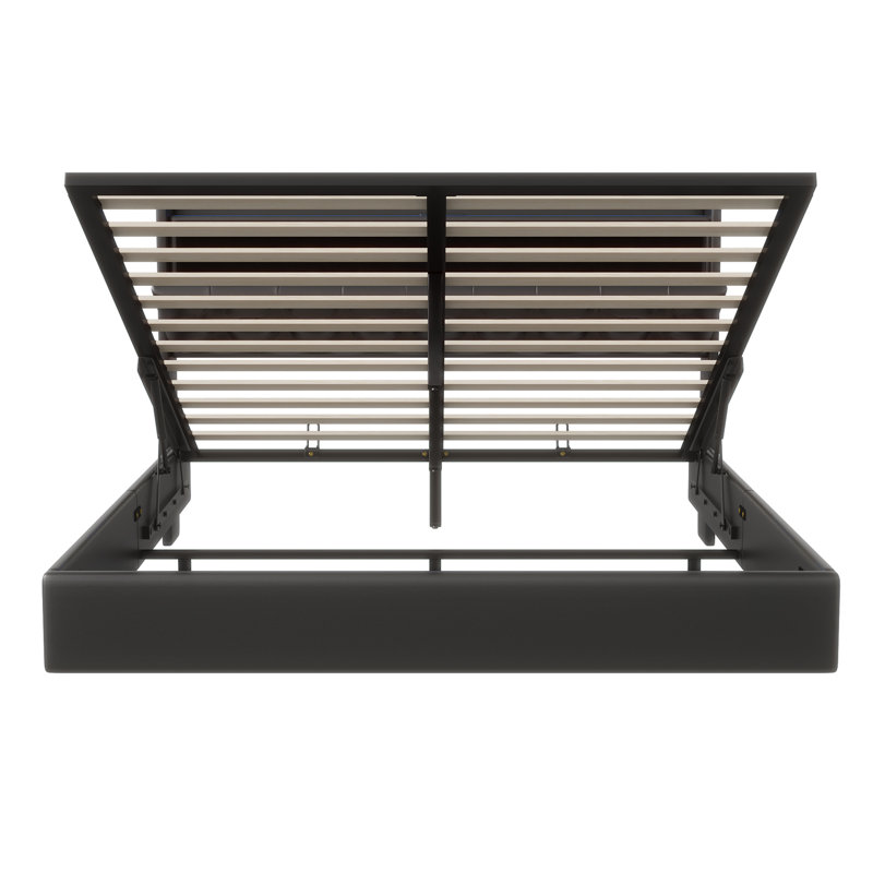 Upholstered Ottoman Bed, European Kingsize (160 x 200 cm)