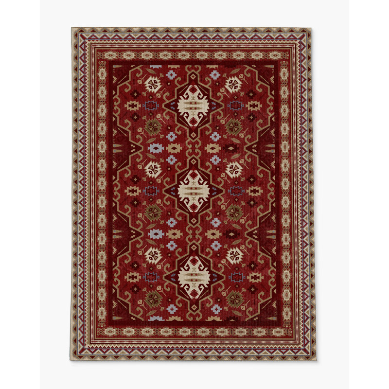 Rectangle Chair Mat with Straight Cut Edge, 48" W x 72" L, Red