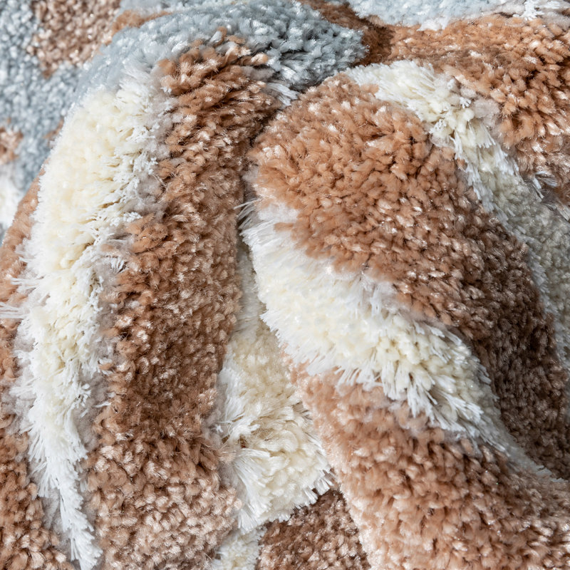 Leona Floral Synthetic Area Rug, Runner 80cm x 300cm
