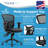 Click365 Flow Mid Back Mesh Office Chair, Extra Padded Seat Cushion, Adjustable Armrest Back Height-91688123