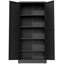 Armoire en métal avec 4 tablettes