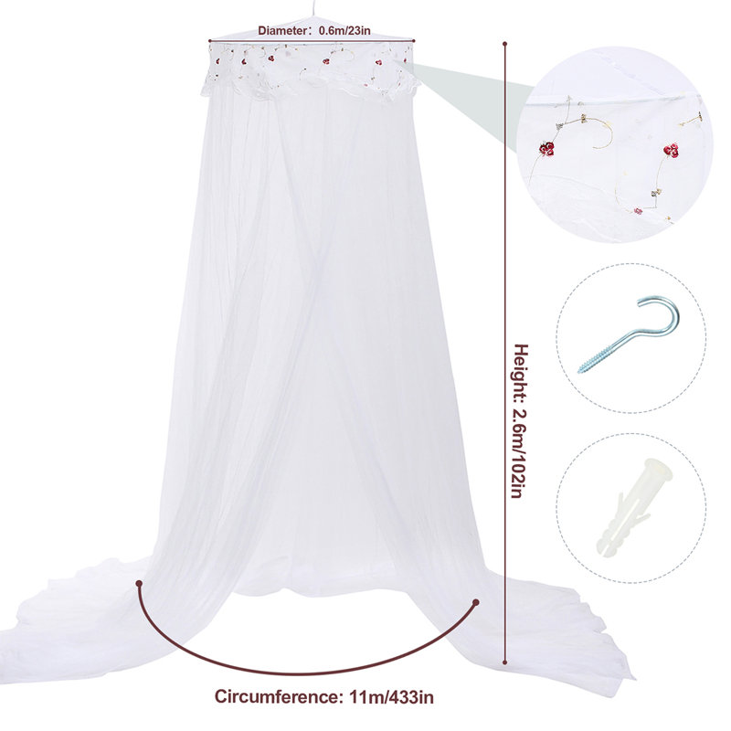 Bed Canopy, White