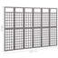 Lhrizi 242.5cm W x 180cm H Solid Wood Folding Room Divider-113028482-113028483