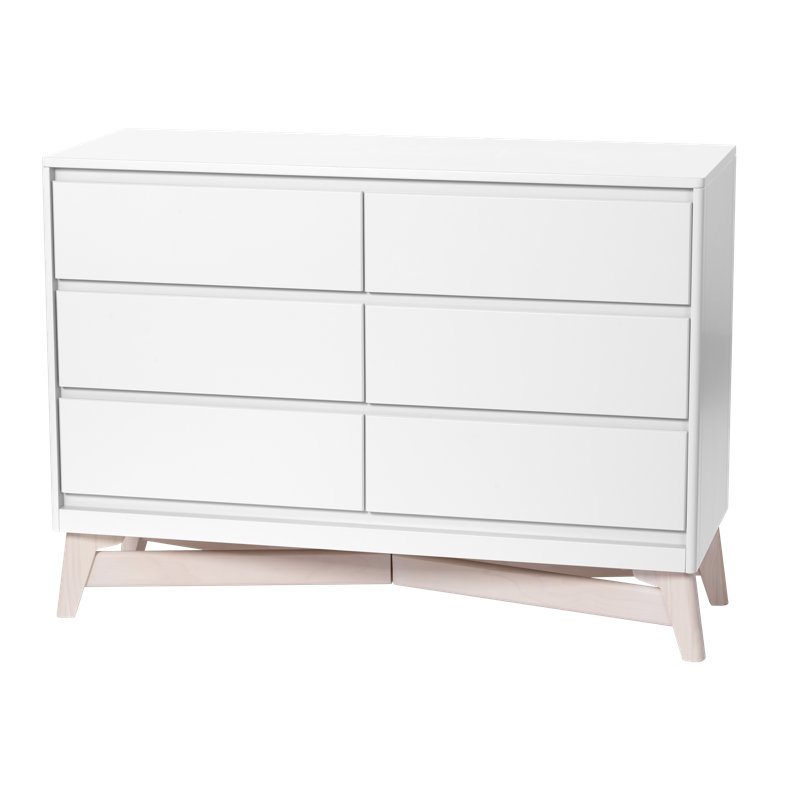 Little Seeds Pala 6-Drawer Dresser, White