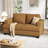 63 '' Upholstered Sofa 2 Seater Couches Small Loveseat For Small Apartment Living Room-1613865872
