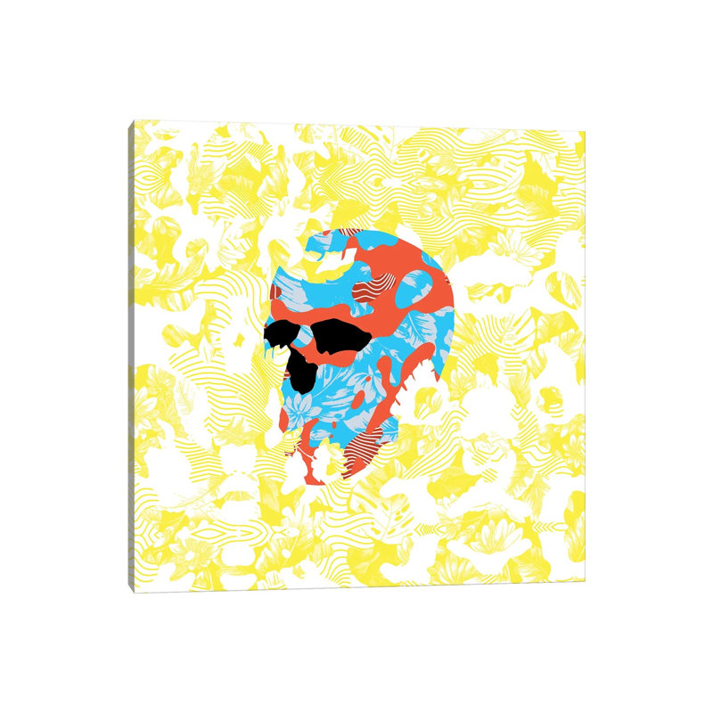 Country Skull by Ali Gulec - Wrapped Canvas Print, 66.04 cm H x 66.04 cm W x 3.175 cm D