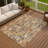 Machine Washable Indoor/Outdoor Kesler ACN2377 Stripes Rug-1705612710