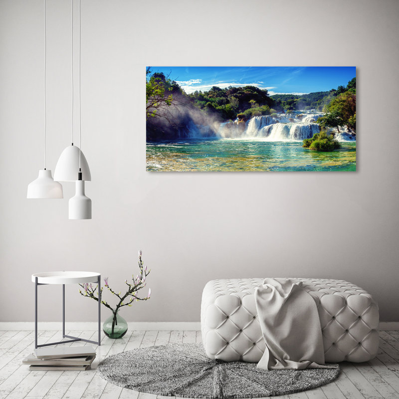 Krka Waterfalls - Wrapped Canvas Print