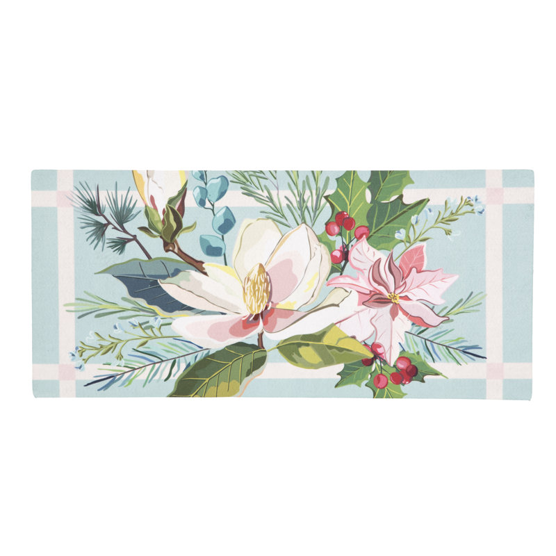 Tapis floral Merry Christmas Sassafras