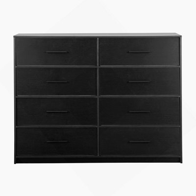 Commode 8 tiroirs avec tiroirs en tissu