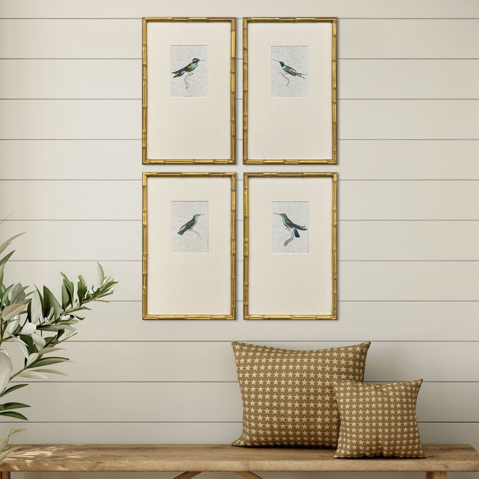 Antique Hummingbirds Print Set