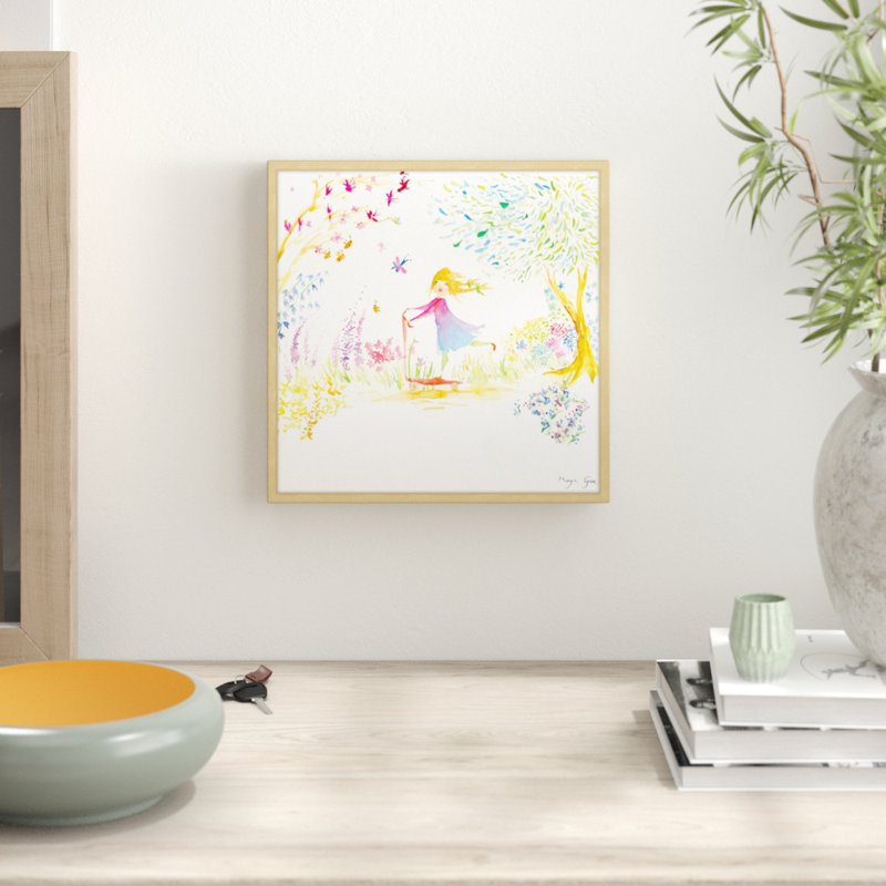 Maya Gur - Single Picture Frame Painting, 41cm H x 41cm W x 3.81cm D
