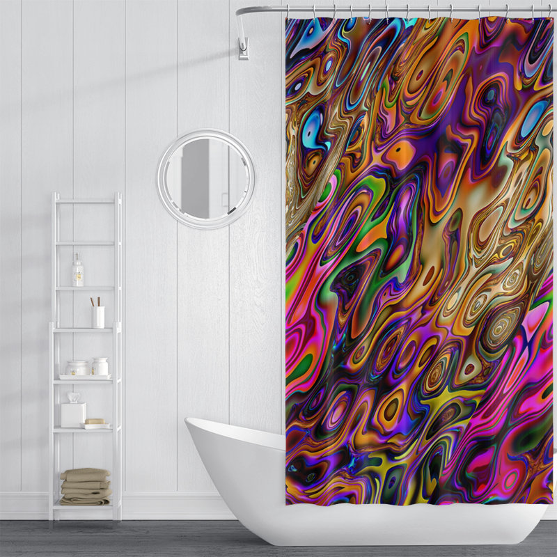 Rideau de douche simple, H 93 po x l 70 po