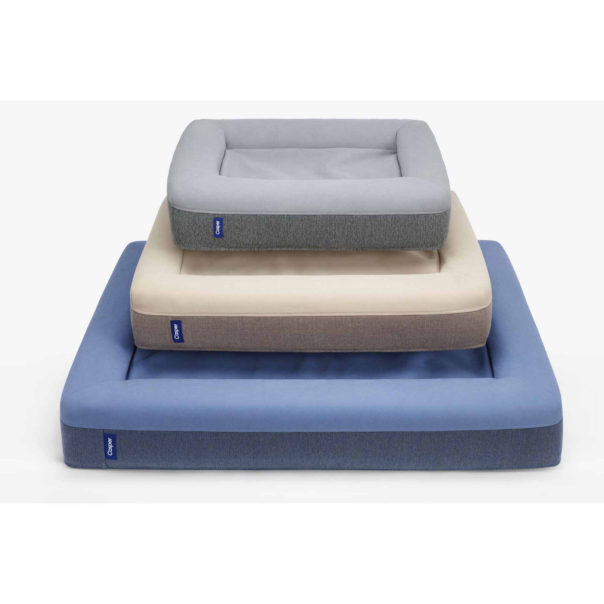 The Casper Dog Bed, Blue, Small (26" W x 19"D x 6" H)