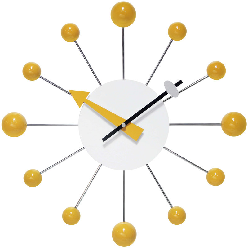Horloge murale 15 pouces Adalynne, Safran
