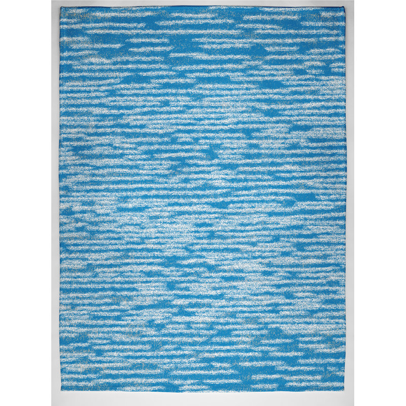 Brauer Abstract Blanket, Blue
