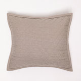 Dalen Ash Grey Linen Pillow Sham