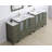  Modern 96" Double Bathroom Vanity Set with Mirror-106870207