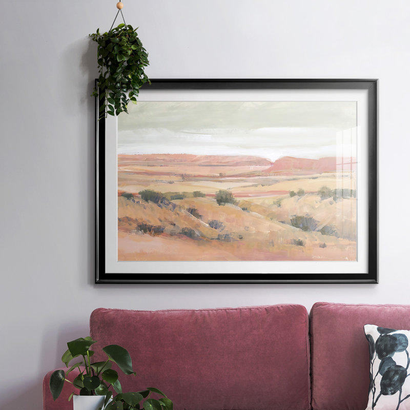 Southwest I, reproduction d'art encadrée, H 19 po x l 27 po x P 1,5 po, Noir